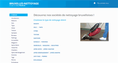 Desktop Screenshot of bruxelles-nettoyage.be